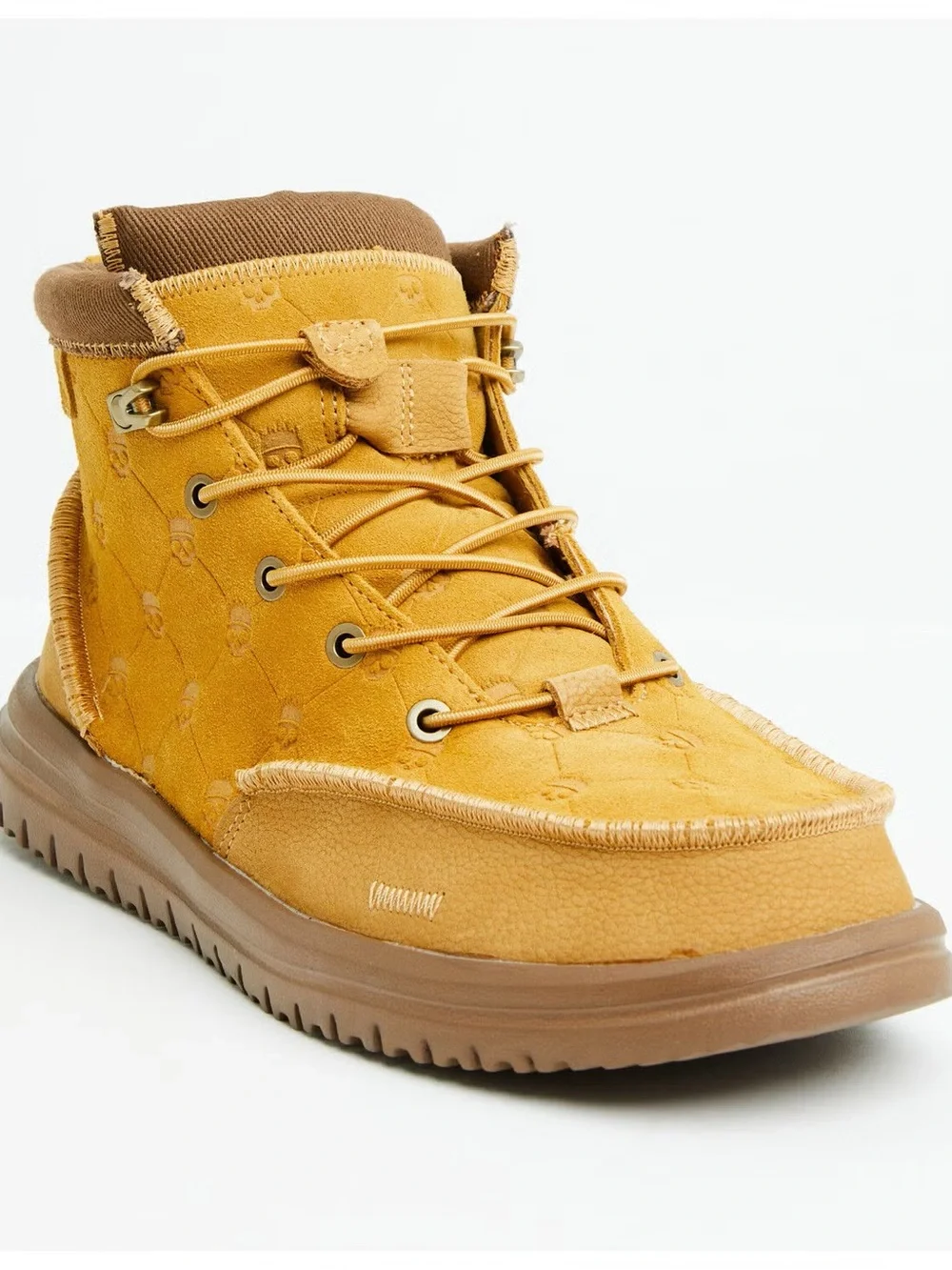 JELLY ROLL!!!!!!!Hey Dude Men's Wheat/Tan Chukka Lace-Up Boots